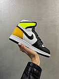 Чоловічі кросівки Air Jordan 1 Retro White Yellow ALL05899, фото 8