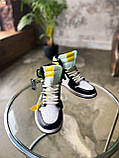 Чоловічі кросівки Air Jordan 1 Retro White Yellow ALL05899, фото 9