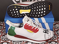 Мужские кроссовки Pharrell Williams x Adidas Solar Hu Glide White Red Yellow CG6776