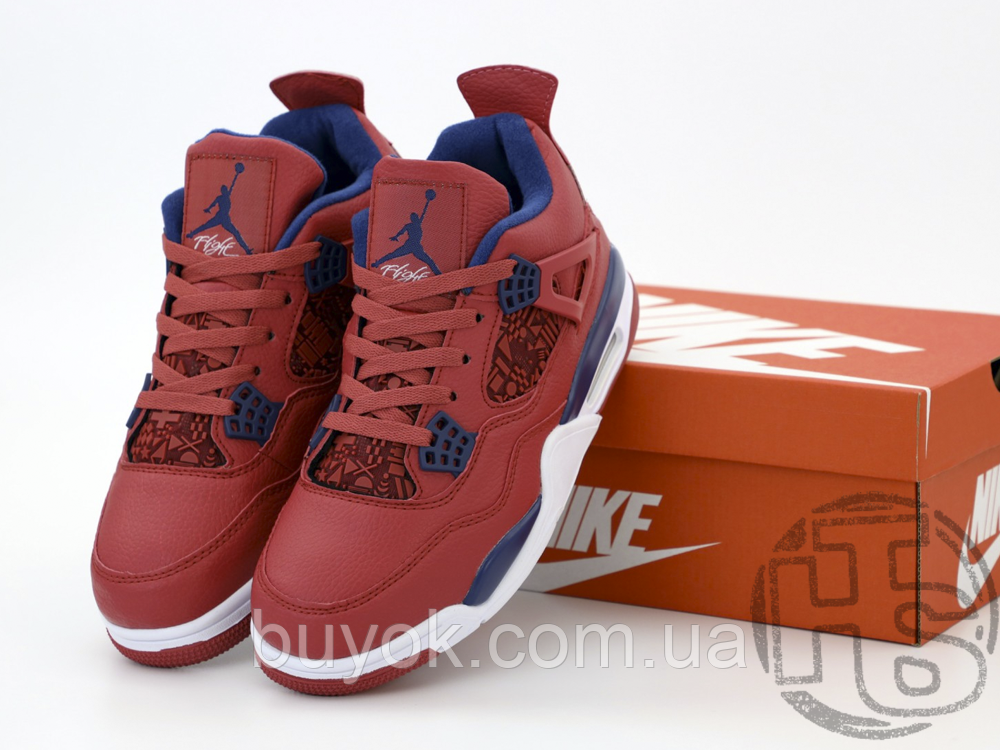 Чоловічі кросівки Air Jordan 4 Retro Fiba (2019) Red CI1184-617