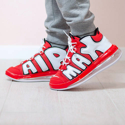 Nike Air More Uptempo 720 University Red White
