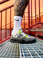 Мужские кроссовки Air Jordan 4 Retro SE Neon (мужские Аир Джордан 4 Ретро Неон) CT5342-007