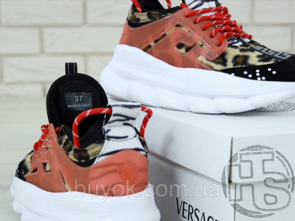 Versace Chain Reaction 2 Chainz Spotted Low-top Sneakers