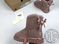 Женские угги UGG W Mini Bailey Bow II Metallic Dusk 1019032