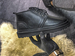 Чоловічі черевики UGG Neumel Leather Black Boots 4236