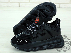 Жіночі кросівки Versace Chain Reaction 2 Triple Black DSU7071E.D7CTG-D41