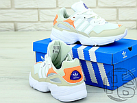 Жіночі кросівки Adidas Yung-96 White/Orange F97179