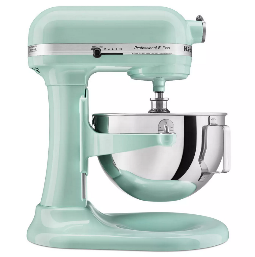 Міксер планетарний KitchenAid Stand Mixer Professional 5 Plus 5 QT Bowl-Lift — Ice Blue 5KV25G0XIC