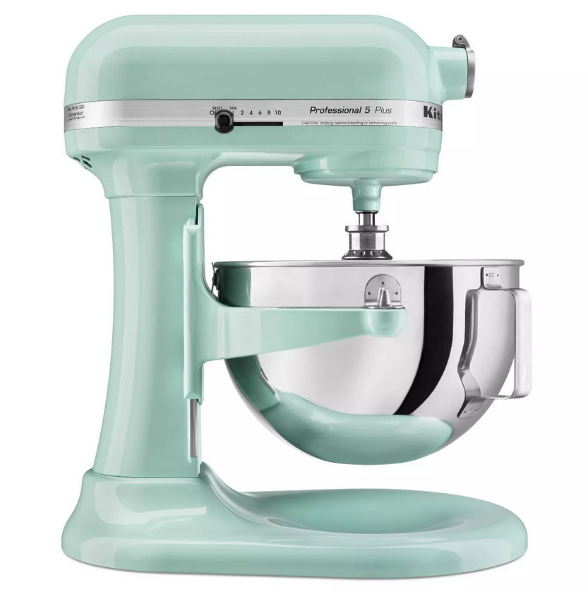 Міксер планетарний KitchenAid Stand Mixer Professional 5 Plus 5 QT Bowl-Lift — Ice Blue 5KV25G0XIC, фото 1