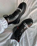 Зимові жіночі черевики Dr. Martens 1460 Sex Pistols Black Rolled Smooth 25927001, фото 3