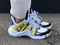 Жіночі кросівки Louis Vuitton LV Archlight Sneaker White/Yellow 1A43KL