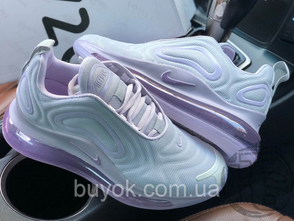 Жіночі кросівки Nike Air Max 720 Pure Platinum Oxygen Purple AR9293-009