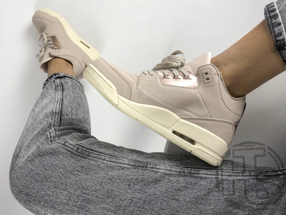 Womens jordan 3 particle outlet beige
