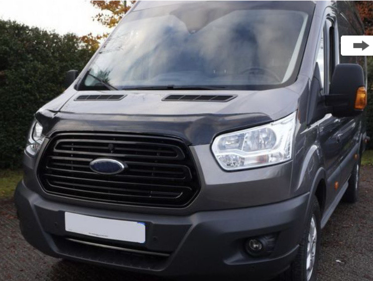 Мухобойка, дефлектор капота Ford Transit 2014- (HIC)