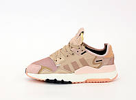 Женские кроссовки Adidas Nite Jogger Rose/Gold Metallic/Pink EE5908 размер 38
