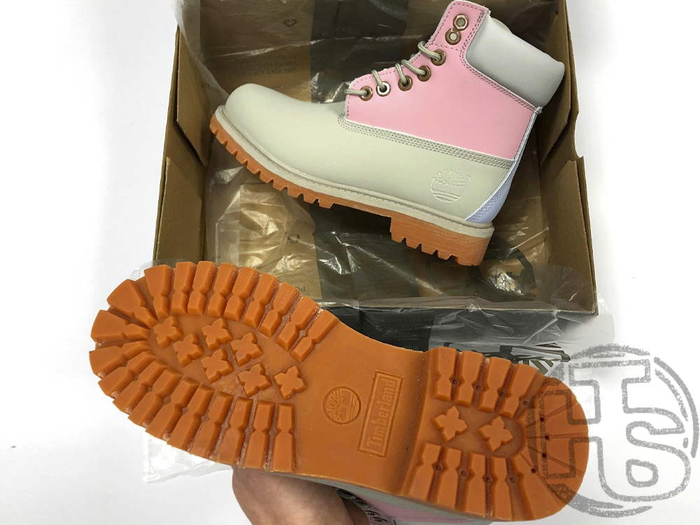 Timberland Classic Boots Gray Pink Blue 7W49088