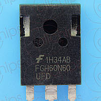 IGBT NPN 600В 60А Fairchild FGH60N60UFD TO247 б/у