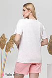 Бавовняна піжама для вагітних і годування JANICE NW-5.8.1 Юла мама, фото 3