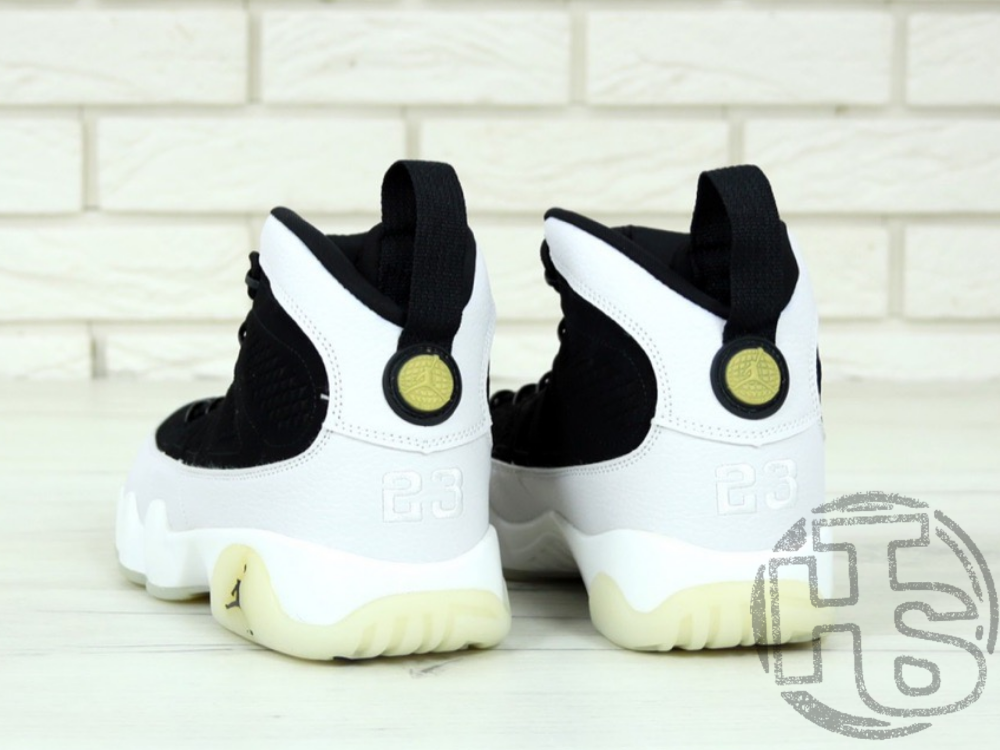 White top jordans 9