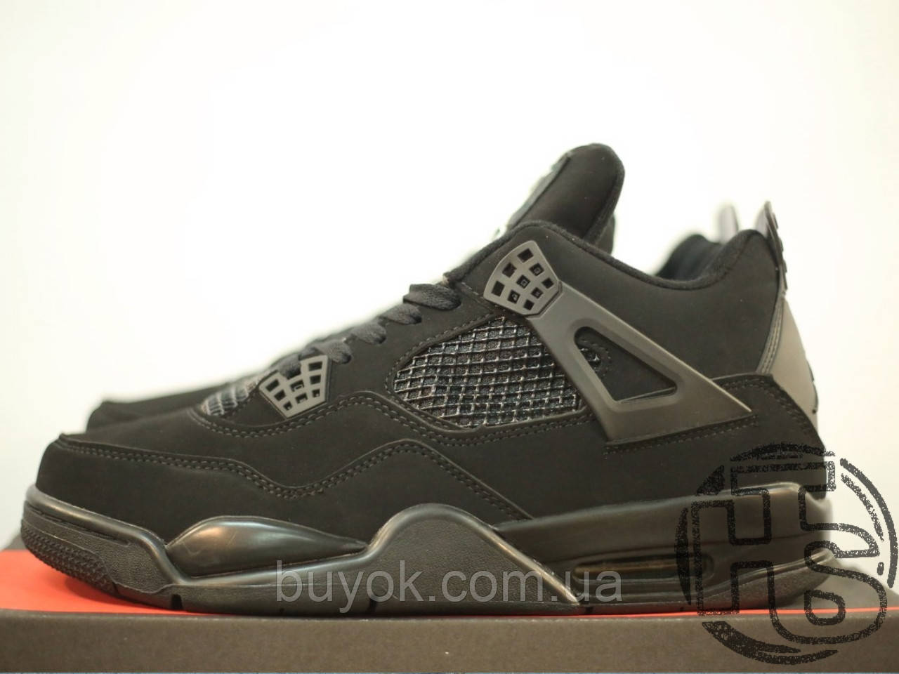 Чоловічі кросівки Air Jordan IV Retro Black Cat Black/Black-Light Graphite 308497-002