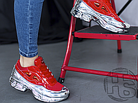 Жіночі кросівки Adidas Raf Simons Ozweego Red/Silver Metallic EE7948