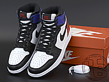 Чоловічі кросівки Air Jordan Retro 1 High OG SP White Blue Red Black DA2728-100, фото 5