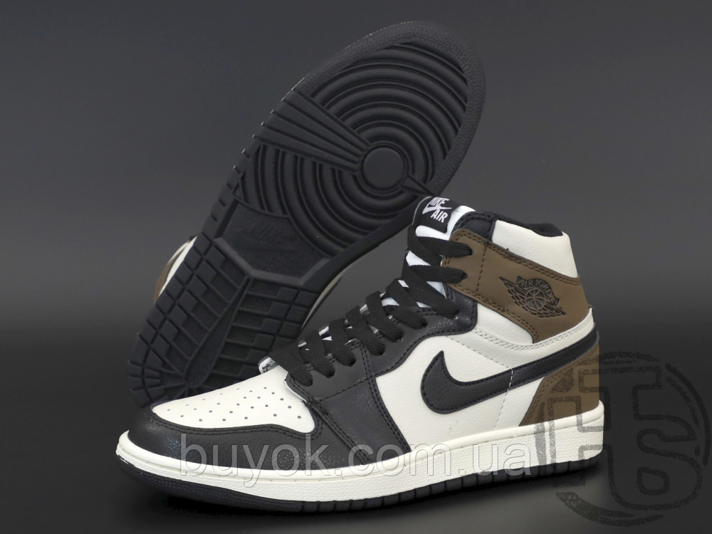 Чоловічі кросівки Air Jordan 1 Retro High Dark Mocha Black 555088-105