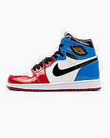 Женские кроссовки Air Jordan 1 Retro High Fearless UNC Chicago Blue Red CK5666-100