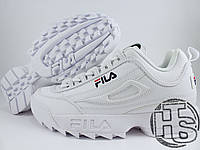 Женские кроссовки Fila Disruptor II 2 Leather White/Navy Blue/Red FW01655-111