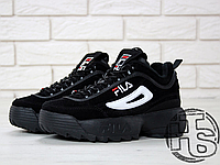 Женские кроссовки Fila Disruptor II 2 Black/White FW01653-018