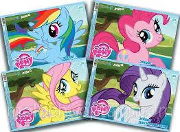 Альбом на спіралі 30л/120гр. Kite "МАЛЕНЬКА ПОНІ"/ 8уп, 96ящ