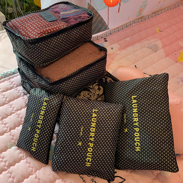 Набір органайзерів для подорожі 6в1 / Мішечки для речей /Дорожній набір органайзерів