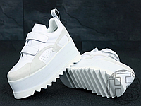 Женские кроссовки Stella McCartney Eclypse Platform Sneakers Triple White 558855W1G949087