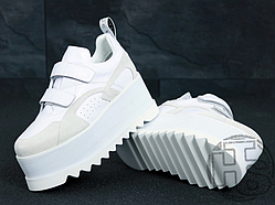 Жіночі кросівки Stella McCartney Eclypse Platform Sneakers Triple White 558855W1G949087