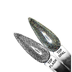 Світловідбиваючий Топ для гель лаку FOX Top Flesh 7мл.