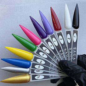 Лак для стемпінгу SAGA Stаmping №08 жовтий 8 мл.