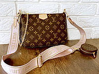Модная женская сумка Louis Vuitton 3 в 1