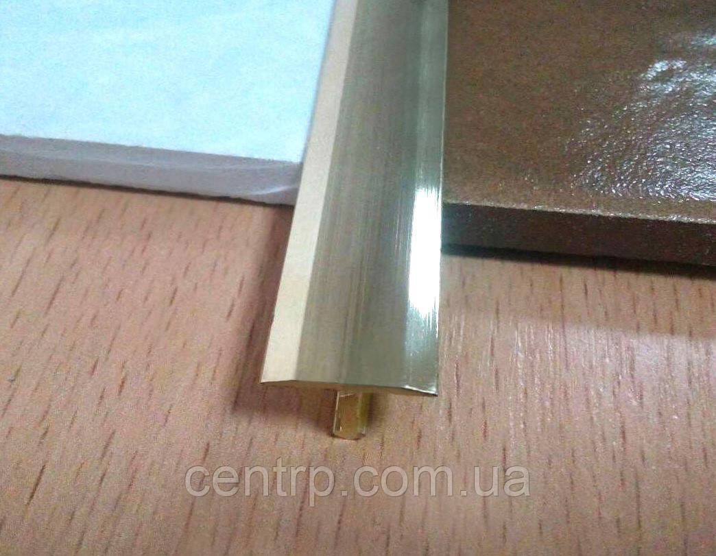 Латунний тавровий (Т-подібний) профіль. ЛТ 13 довжина 2,5 м.