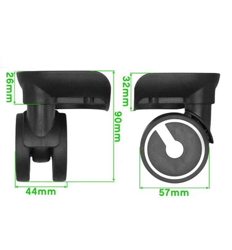 Колеса для валізи/подвійні / 73х73 / мм/1161, фото 1