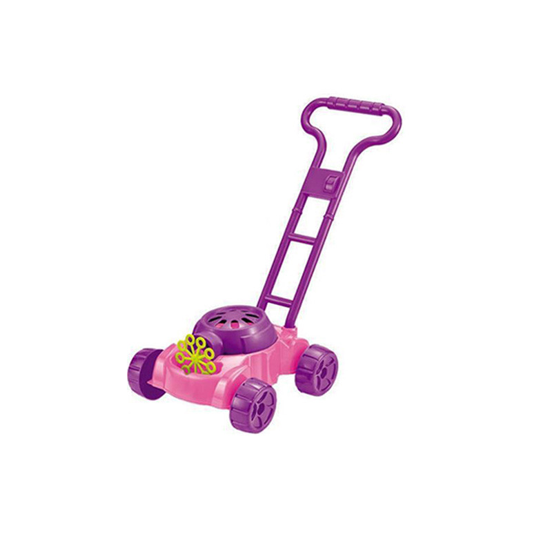 Дитяча каталка з мильними бульбашками газонокосарка Bubble Mower OC0486641 (рожева)