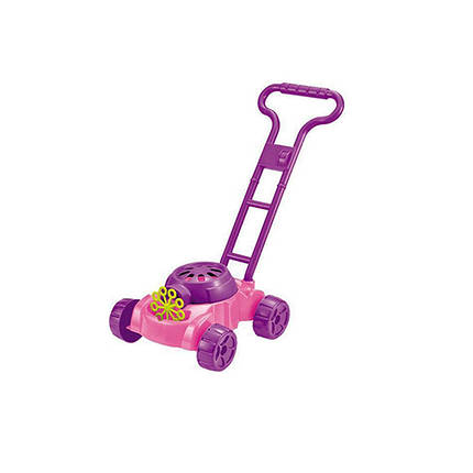 Дитяча каталка з мильними бульбашками газонокосарка Bubble Mower OC0486641 (рожева), фото 1