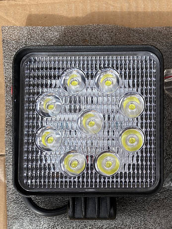 Світлодіодна LED-фара 27W 9 діодів дальнє світло, фото 1