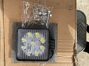 Світлодіодна LED-фара 27W 9 діодів дальнє світло, фото 5