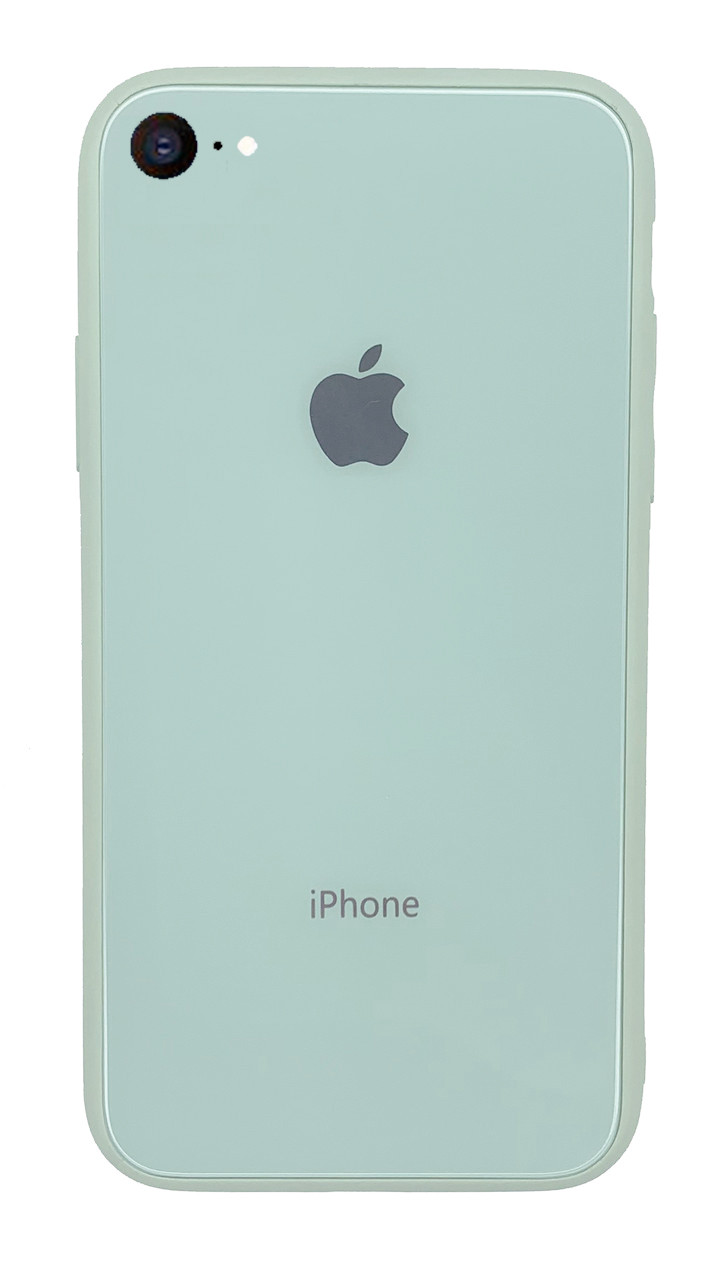Чохол скляний Glass case для IPhone 6/6s (11) Marine бірюзовий