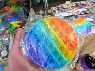 Pop It райдужна іграшка поп. Антистрес, поп-ит, pop it fidget, попит.