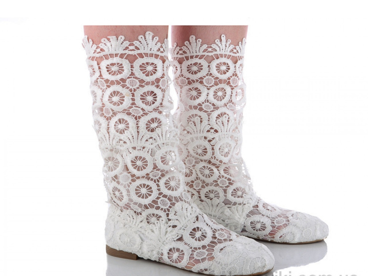 Летние Женские Вязаные Белые Сапоги 36-41 — Купить Недорого на Bigl.ua ...
