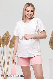 Літня піжама для вагітних і годування JANICE NW-5.8.1 футболка + шорти
