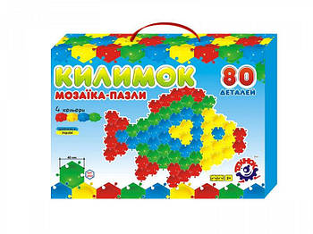Іграшка мозаїка-пазли "Килимок ТехноК", 80 деталей 2933