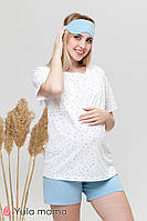 Летняя пижама для беременных и кормящих JANICE NW-5.8.2 футболка + шорты