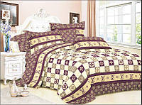 "луи витон" Бязевый комплект постельного белья полуторный размер 150*210 см от производителя